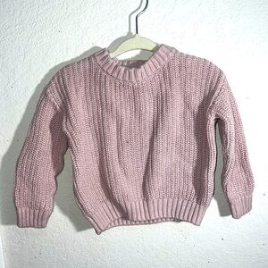 Girls 12 Months Mauve Sweater